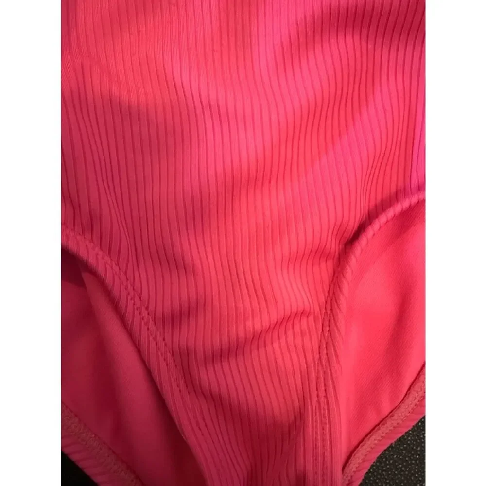 Art Class Hot Pink Swimsuit with Colorful Wrap size S (6/7)